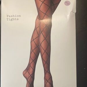 a new day Black Diamond Pattern Hosiery